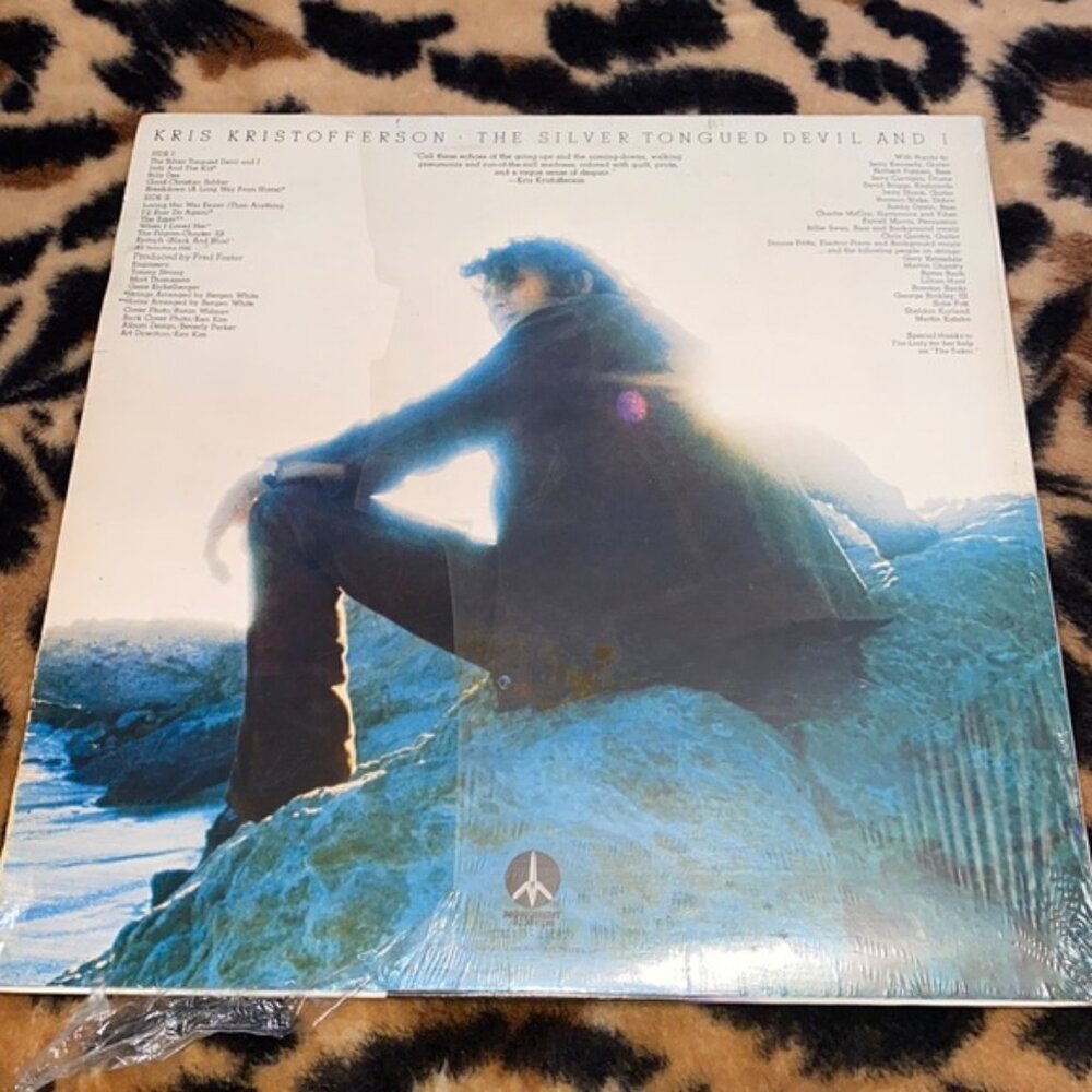 Vintage Kris Kristofferson Vinyl Record - Picture 2 of 5